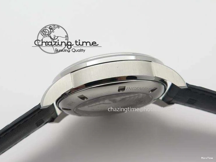 MIROTIME 0720 Ingeniuer St.Laurens SS Black Dial MKF 1:1 V2 Best Edition On Black Leather Strap A Functional 7351